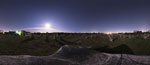 Ciel étoilé et menhirs de Carnac -Panorama