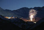 Feu d'artifice aux Arcs