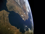 Détroit de Gibraltar vu par la navette Endeavour 04/1994