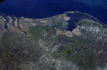 Hollande vue depuis la station spatiale internationale.