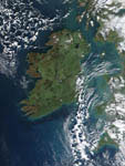 L'Irlande vue par le satellite Terra