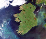 L'Irlande vue par le satellite Envisat