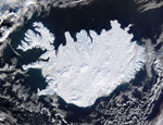 Islande vue par le satellite Terra