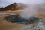 Mare de boue à Namaskard en Islande 
