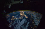 L'Italie vue de nuit