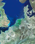 Les Pays-Bas vus par le satellite Envisat