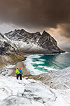 Plage de Kvalvika - Iles Lofoten - Norvège