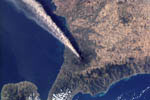 L'Etna (Sicile) vu par ISS 07/2001