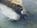 L'Etna (Sicile) vu par ISS 10/2002