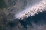 L'Etna vu de l'espace. 07/2001