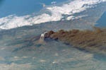 L'Etna (Sicile) vu par ISS 10/2002