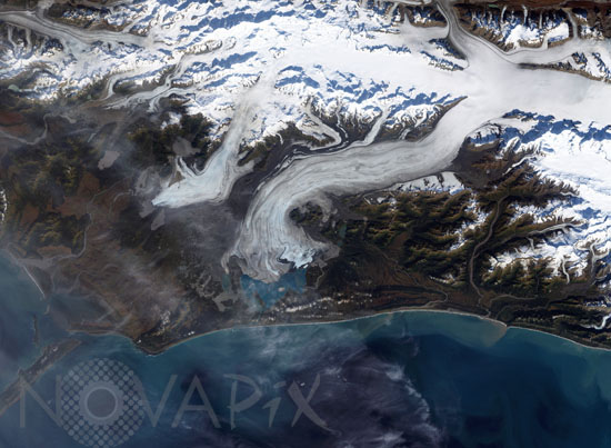 Bering Glacier in Alaska