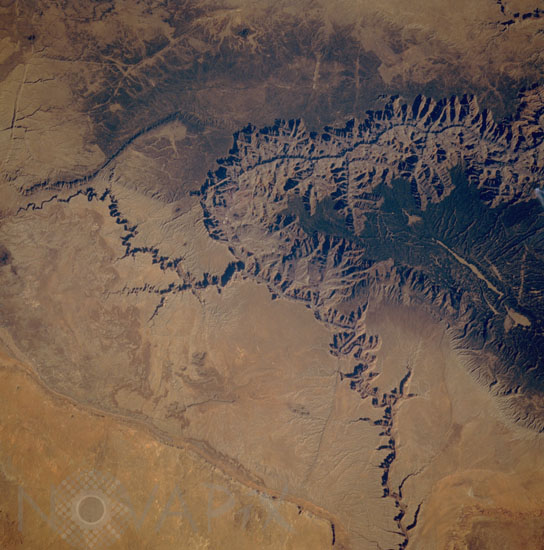 Grand Canyon, Arizona, vu par navette - 1985