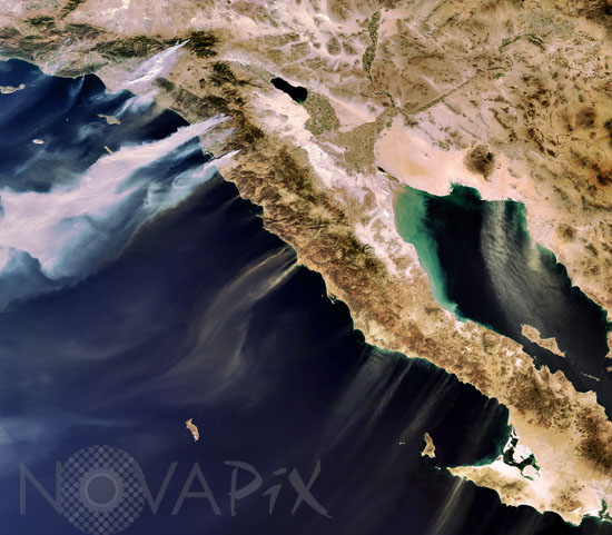 Incendies en Californie. Octobre 2007