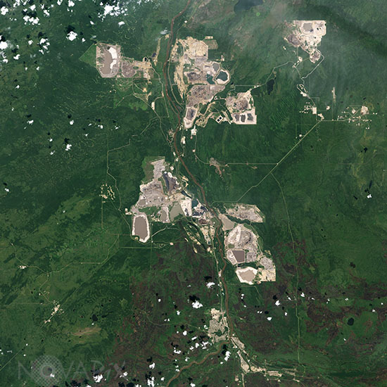 Exploitation des sables bitumineux de l'Athabasca  - Canada