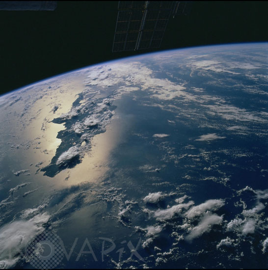 République Dominicaine vue par la navette spatiale. 10/2000
