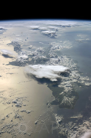 République Dominicaine vue depuis l'espace