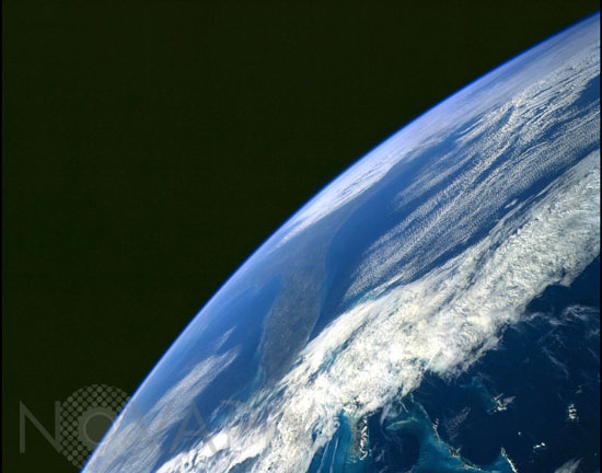Florida seen from the space shuttle Discovery
