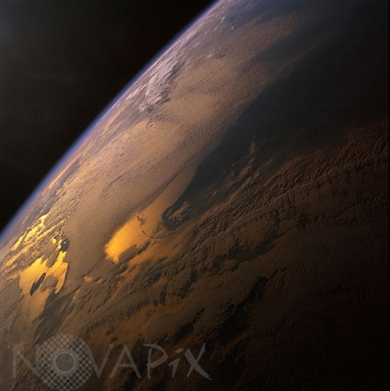 Floride vue par la navette Discovery. 12/1999