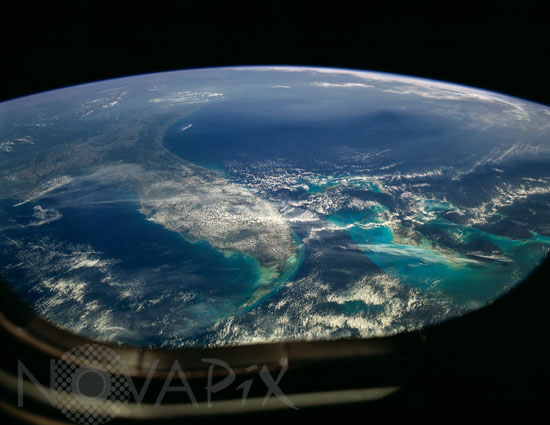 Floride vue par la navette Discovery 04/1990