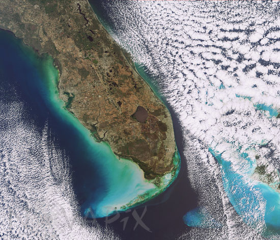 Florida seen from space