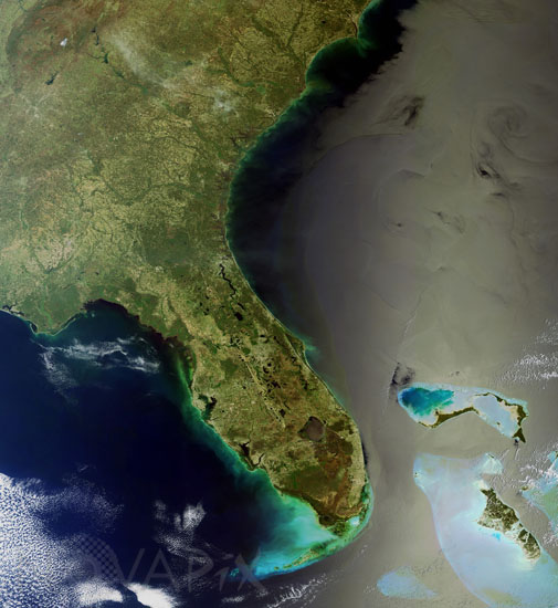Florida seen from space