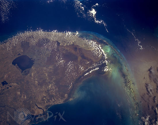 South Florida seen from space in October 1992