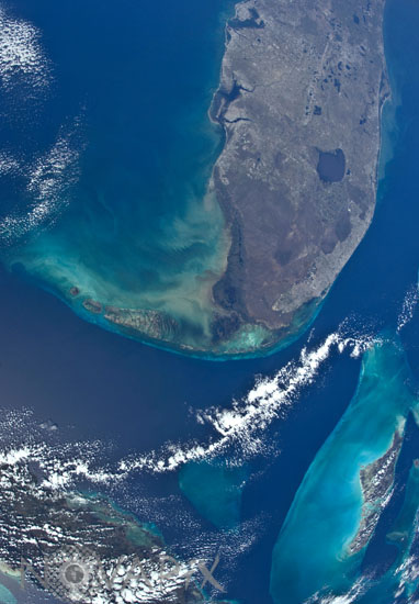 South Florida seen from space in November 2010