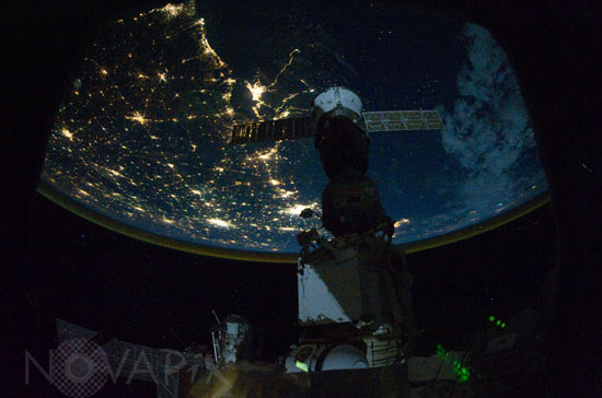 Louisiana and Texas at Night