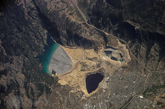 La mine polluée de Berkeley Pit - Montana - USA