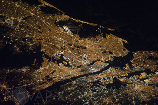 New York vue de nuit - 12/2010