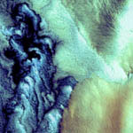 Nuages vus par Landsat 7