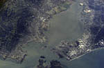 La baie de San Francisco vue de l'espace