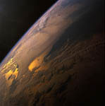 Floride vue par la navette Discovery. 12/1999