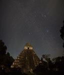 Tikal - Le temple I et la constellation d'Orion