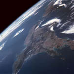 Nouvelle-Zelande vue par Skylab 4 - 1973