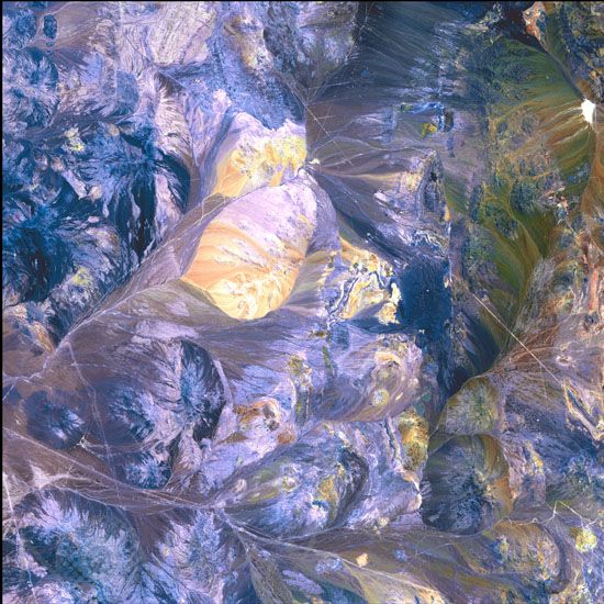 Andes, Nord Chili, vues par le satellite Terra
