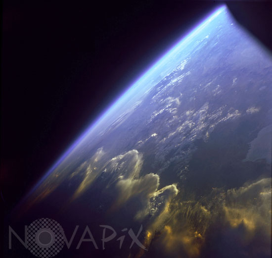 Andes Mountains as seen from Gemini 7