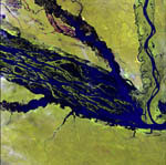 Jau Park, Brésil, vu par Landsat-7