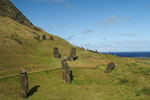 Moai on Easter island