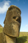 Moai on Easter island