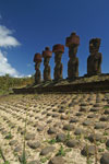 Moai on Easter island