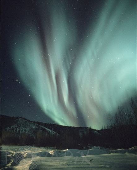 Aurora borealis in Canada