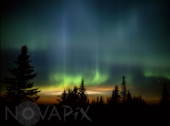 Aurora borealis in Alaska 08/2005