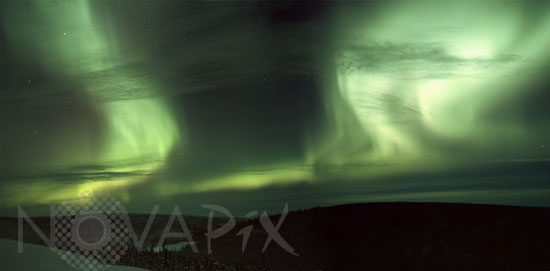 Aurora borealis -Alaska. 01/2003