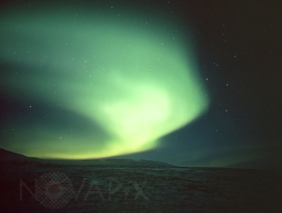 Aurora borealis in Alaska. 03/2008