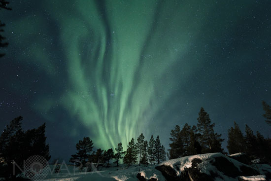 Aurore boréale en Norvège