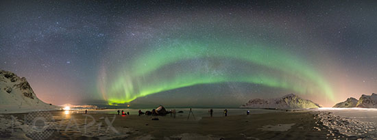 Aurore boréale et Photographes - Norvège