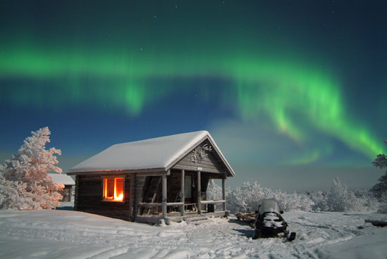 Aurore boréale -Finlande -