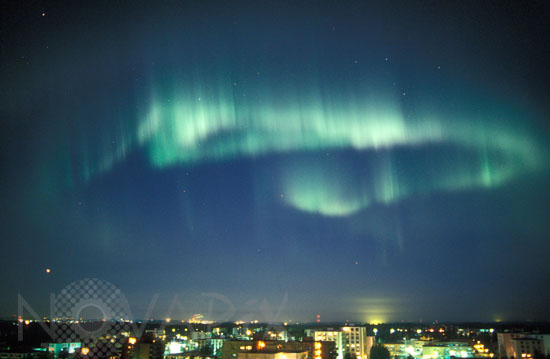 Aurora borealis in Finland